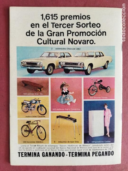Tebeos: NOVARO - EL CONEJO DE LA SUERTE N&ordm; 264 - 1967 - Foto 6