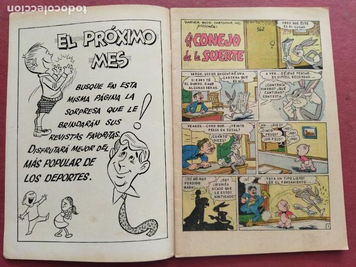 Tebeos: NOVARO - EL CONEJO DE LA SUERTE N&ordm; 277 - 1977 - Foto 2