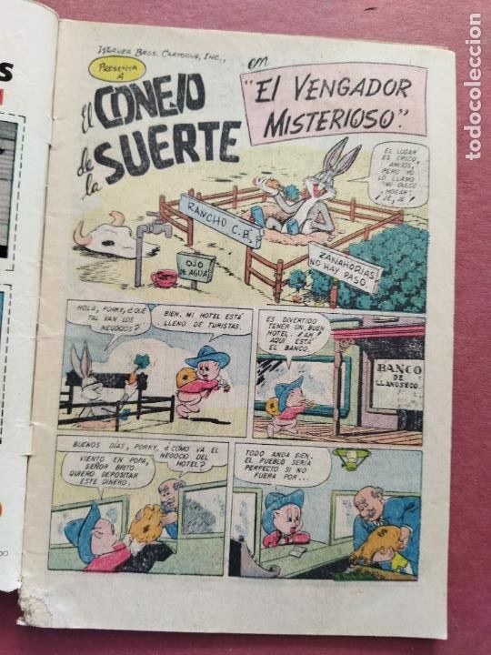 Tebeos: NOVARO - EL CONEJO DE LA SUERTE N&ordm; 290 - 1968 - Foto 2