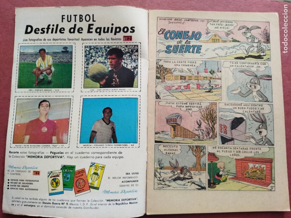 Tebeos: NOVARO - EL CONEJO DE LA SUERTE N&ordm; 281 - 1968 - Foto 2
