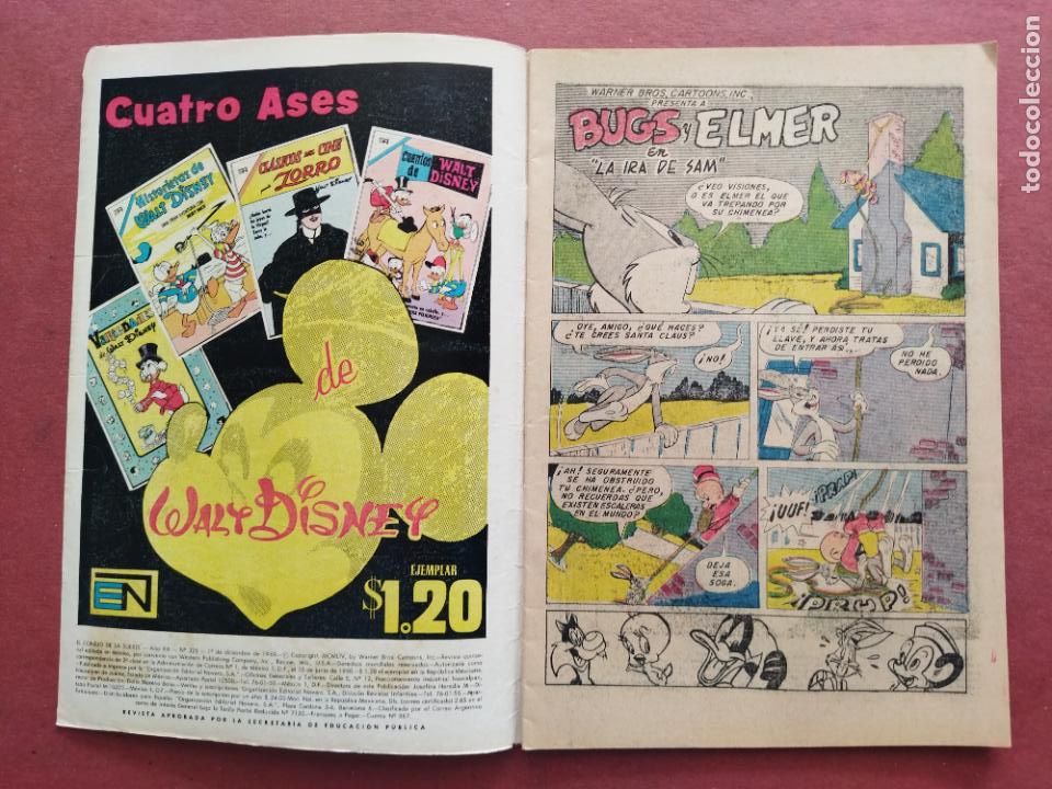 Tebeos: NOVARO - EL CONEJO DE LA SUERTE N&ordm; 325 - 1969 - Foto 2