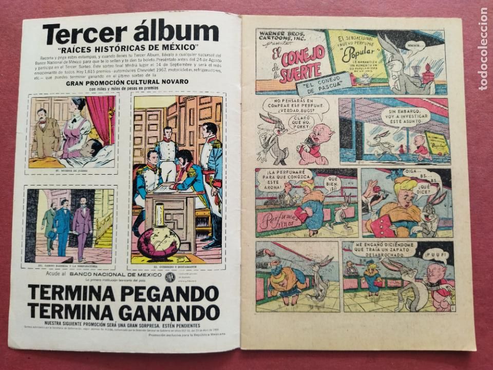 Tebeos: NOVARO - EL CONEJO DE LA SUERTE N&ordm; 269 - 1967 - Foto 2
