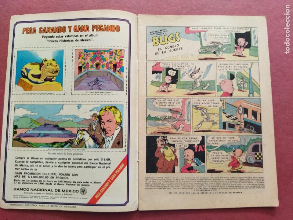 Tebeos: NOVARO - EL CONEJO DE LA SUERTE N&ordm; 248 - 1966 - Foto 2