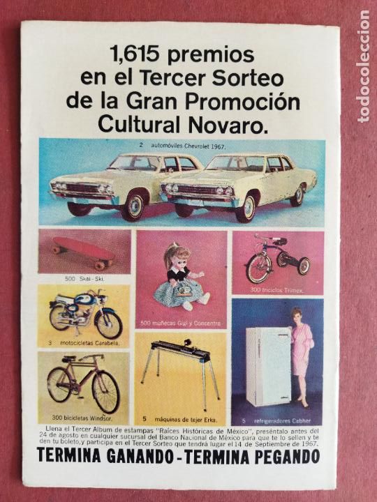 Tebeos: NOVARO - EL CONEJO DE LA SUERTE N&ordm; 272 - 1967 - Foto 5