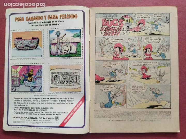 Tebeos: NOVARO - EL CONEJO DE LA SUERTE N&ordm; 247 - 1966 - Foto 2