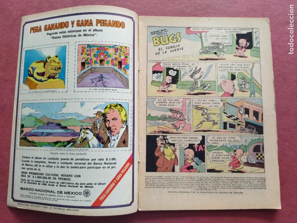 Tebeos: NOVARO - EL CONEJO DE LA SUERTE N&ordm; 248 - 1966 - Foto 2