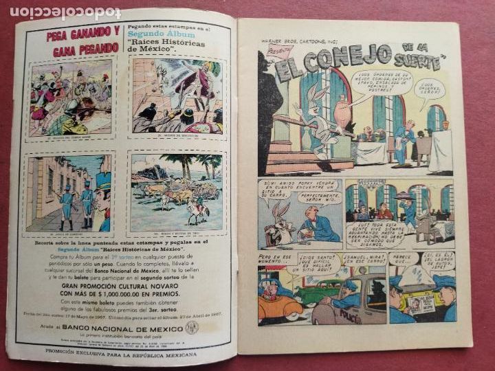 Tebeos: NOVARO - EL CONEJO DE LA SUERTE N&ordm; 259 - 1967 - Foto 2