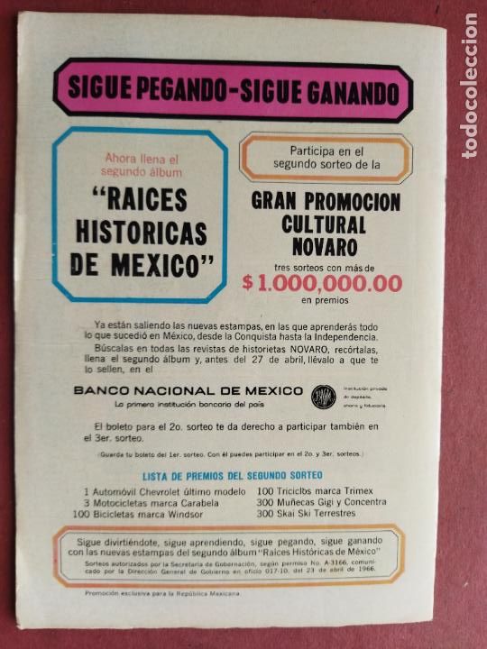 Tebeos: NOVARO - EL CONEJO DE LA SUERTE N&ordm; 259 - 1967 - Foto 5