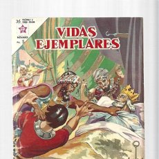Tebeos: VIDAS EJEMPLARES 155: SAN LUIS, REY DE FRANCIA, 1963, NOVARO, MUY BUEN ESTADO. Lote 401801314