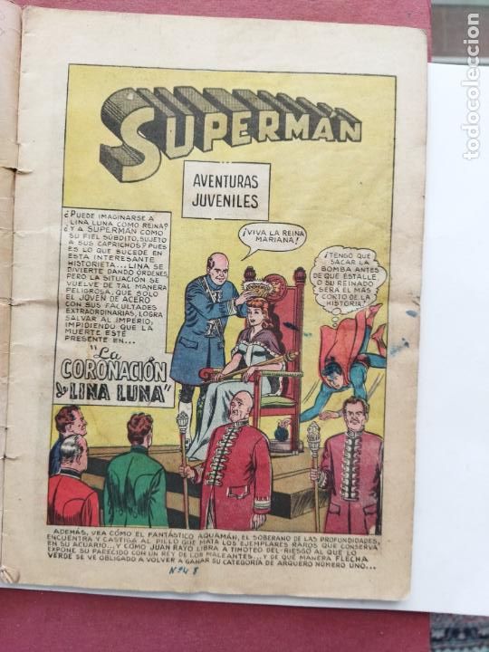 Tebeos: NOVARO ER - SUPERMAN N&ordm; 48 - 1955 - Foto 3