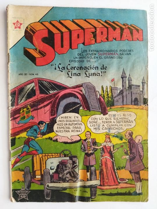 Tebeos: NOVARO ER - SUPERMAN N&ordm; 48 - 1955 - Foto 1