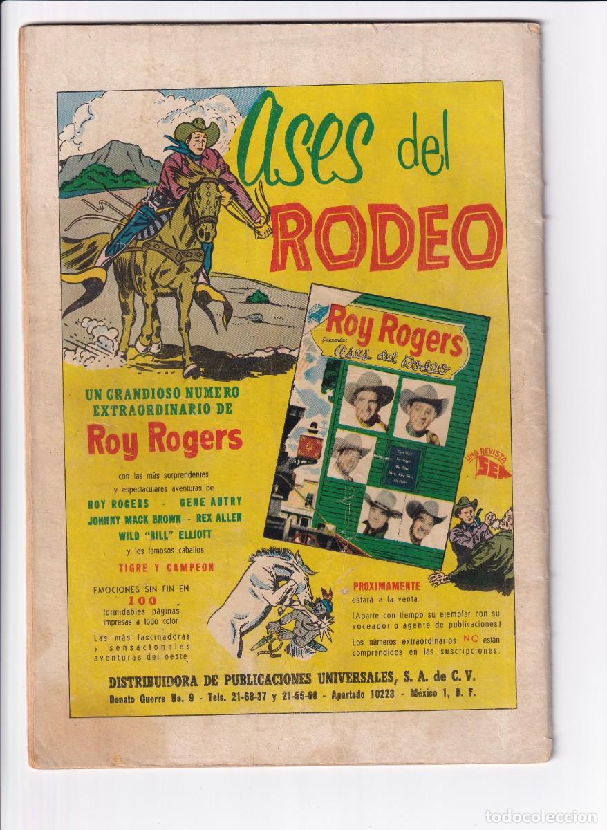 Tebeos: ROY ROGERS : NUMERO 38 .- EL FIN DE UN MALHECHOR - Foto 2