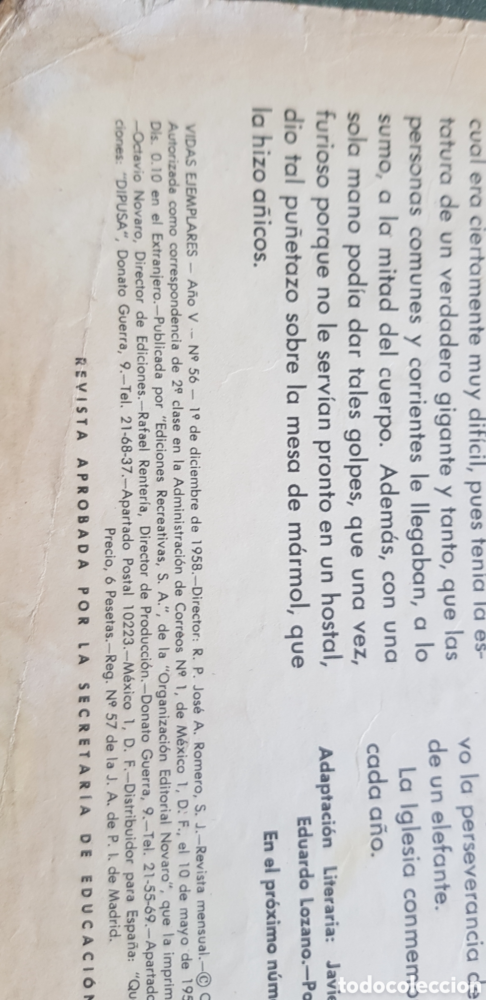 Tebeos: Vidas Ejemplares 56 y 86 1960 - Foto 3