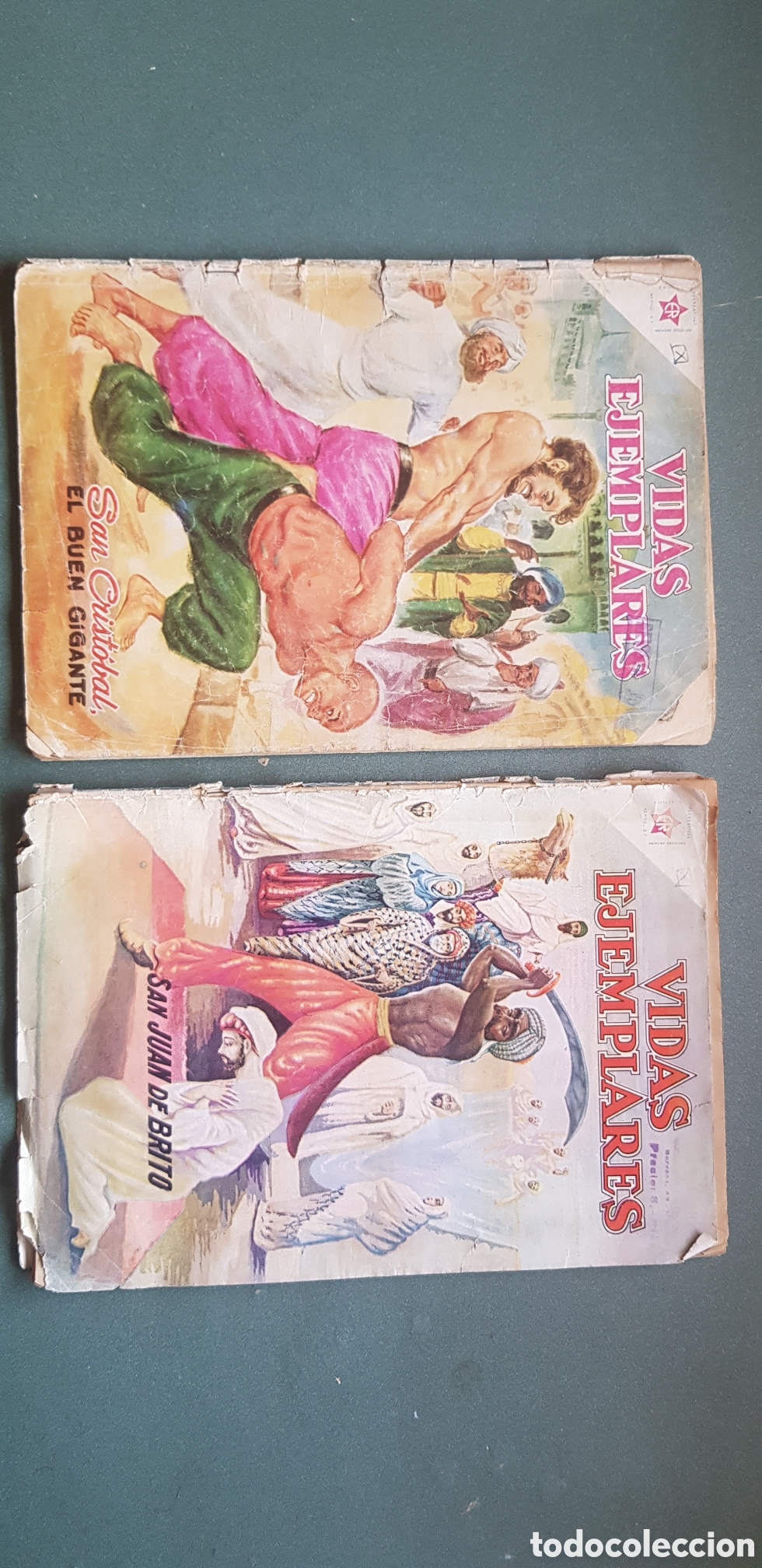 Tebeos: Vidas Ejemplares 56 y 86 1960 - Foto 1
