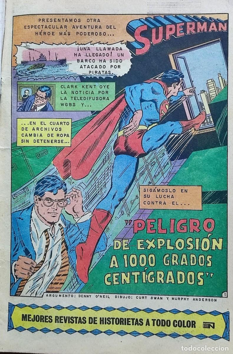 Tebeos: SUPERMAN N&ordm; 887 - 1972 EDITORIAL NOVARO. - Foto 4
