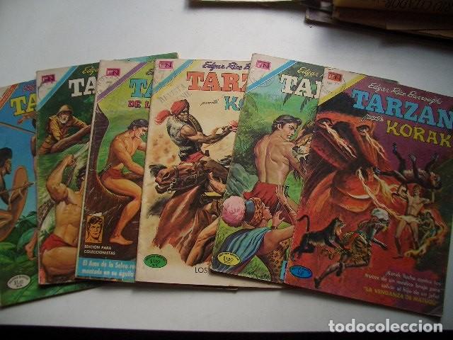 Tebeos: LOTE 6 TEBEOS / C&Oacute;MIC NOVARO KORAK TARZ&Aacute;N - Foto 1