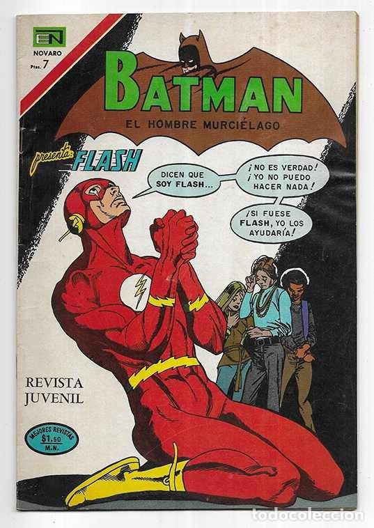 Tebeos: Batman presenta Flash n&ordm; 599 Novaro 1971 - Foto 1