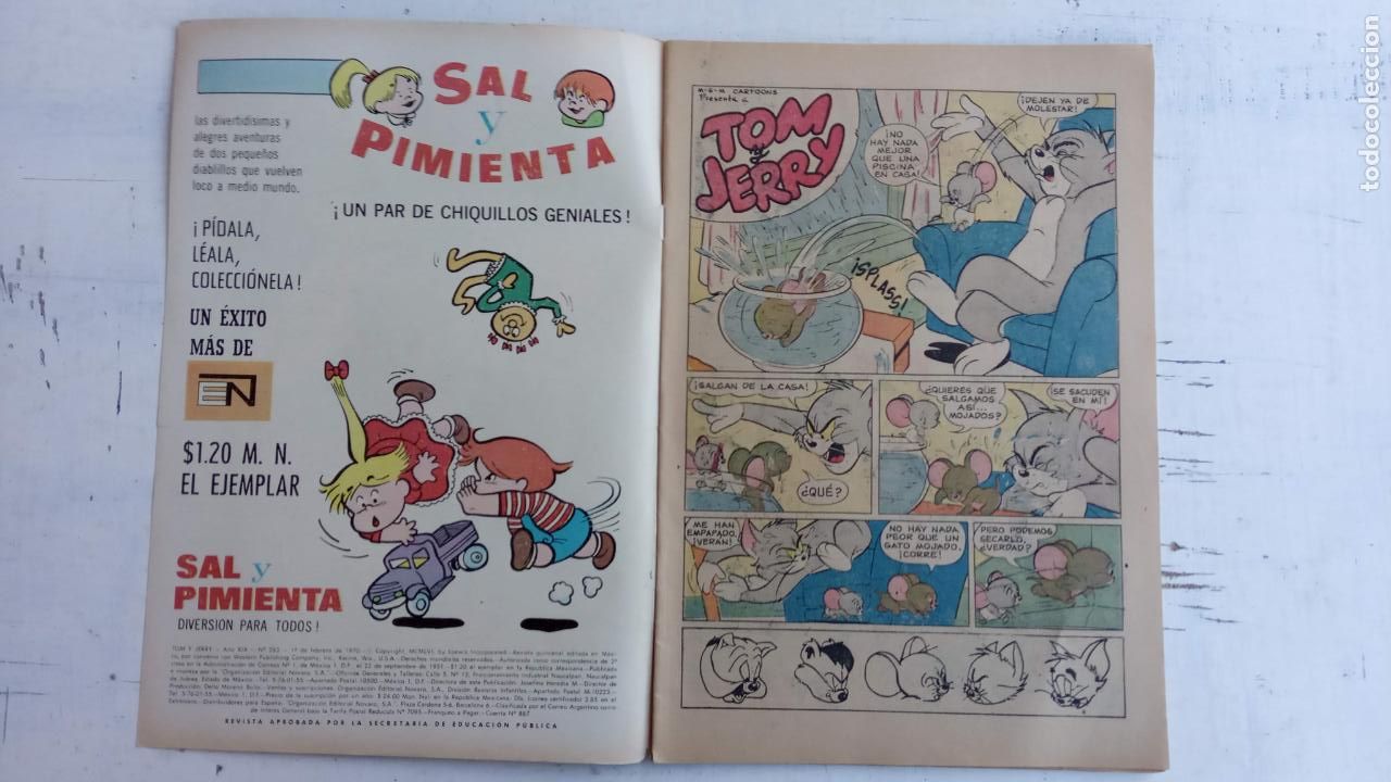 Tebeos: NOVARO - TOM Y JERRY N&ordm; 283 - Foto 2