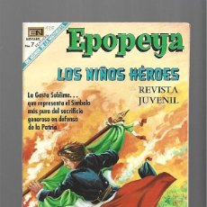 Tebeos: EPOPEYA 135: LOS NIÑOS HÉROES, 1969, NOVARO, MUY BUEN ESTADO. COLECCIÓN A.T.