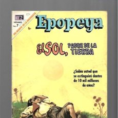 Tebeos: EPOPEYA 134: EL SOL, PADRE DE LA TIERRA, 1969, NOVARO, MUY BUEN ESTADO. COLECCIÓN A.T.