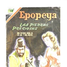 Tebeos: EPOPEYA 115: LAS PIEDRAS PRECIOSAS, 1967, NOVARO, MUY BUEN ESTADO. COLECCIÓN A.T.