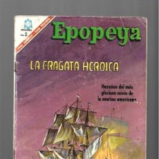 Tebeos: EPOPEYA 103: LA FRAGATA HEROICA, 1966, NOVARO. COLECCIÓN A.T.