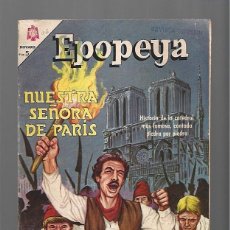 Tebeos: EPOPEYA 96: NUESTRA SEÑORA DE PARÍS, 1966, NOVARO, BUEN ESTADO. COLECCIÓN A.T.