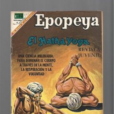 Tebeos: EPOPEYA 130: EL HATHA YOGA, 1969, NOVARO, BUEN ESTADO. COLECCIÓN A.T.
