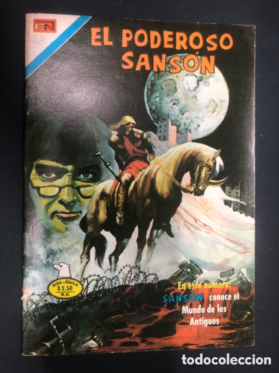 Tebeos: COMIC EL PODEROSO SANSON N&ordm; 48 EDITORIAL NOVARO 1975 - Foto 1