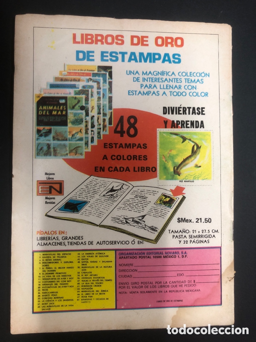 Tebeos: COMIC EL PODEROSO SANSON N&ordm; 47 EDITORIAL NOVARO 1975 - Foto 2