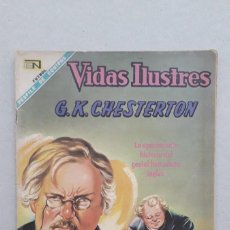 Tebeos: VIDAS ILUSTRES N° 196 - G. K. CHESTERTON! - ORIGINAL EDITORIAL NOVARO