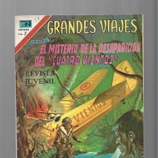 Tebeos: GRANDES VIAJES 137: EL MISTERIO DE LA DESAPARICIÓN DEL CUATRO VIENTOS, 1973, NOVARO. COLECCIÓN A.T.