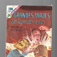 Tebeos: GRANDES VIAJES 130: EL CAPITÁN COOK, 1973, NOVARO, BUEN ESTADO. COLECCIÓN A.T.
