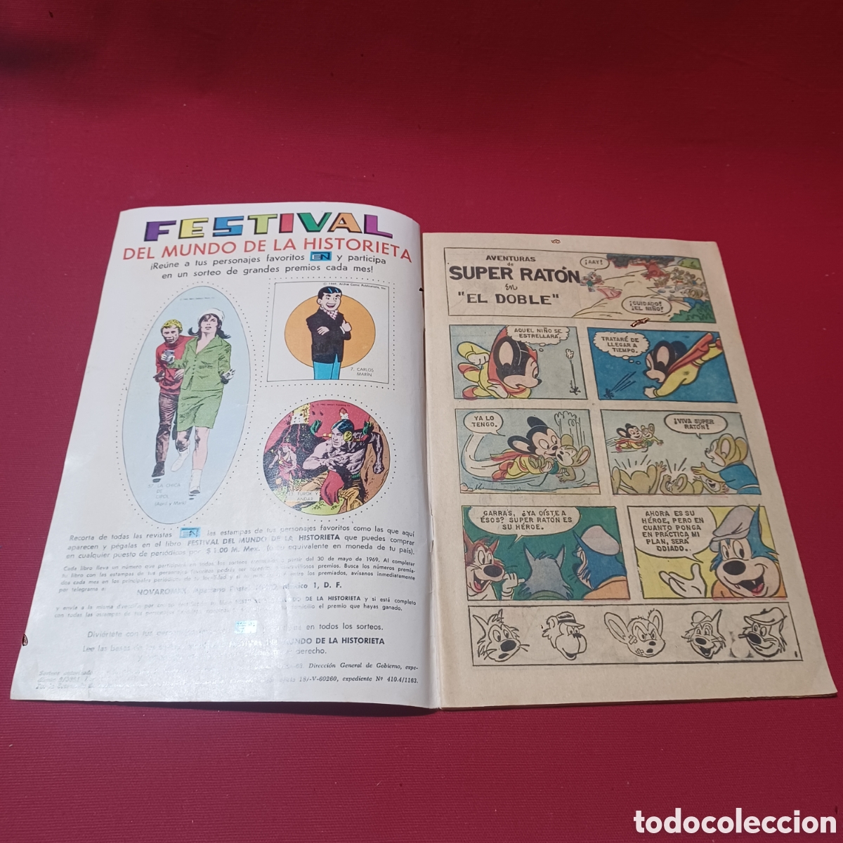 Tebeos: Dif&iacute;cil comic El S&uacute;per Rat&oacute;n Editorial Novaro - Foto 3