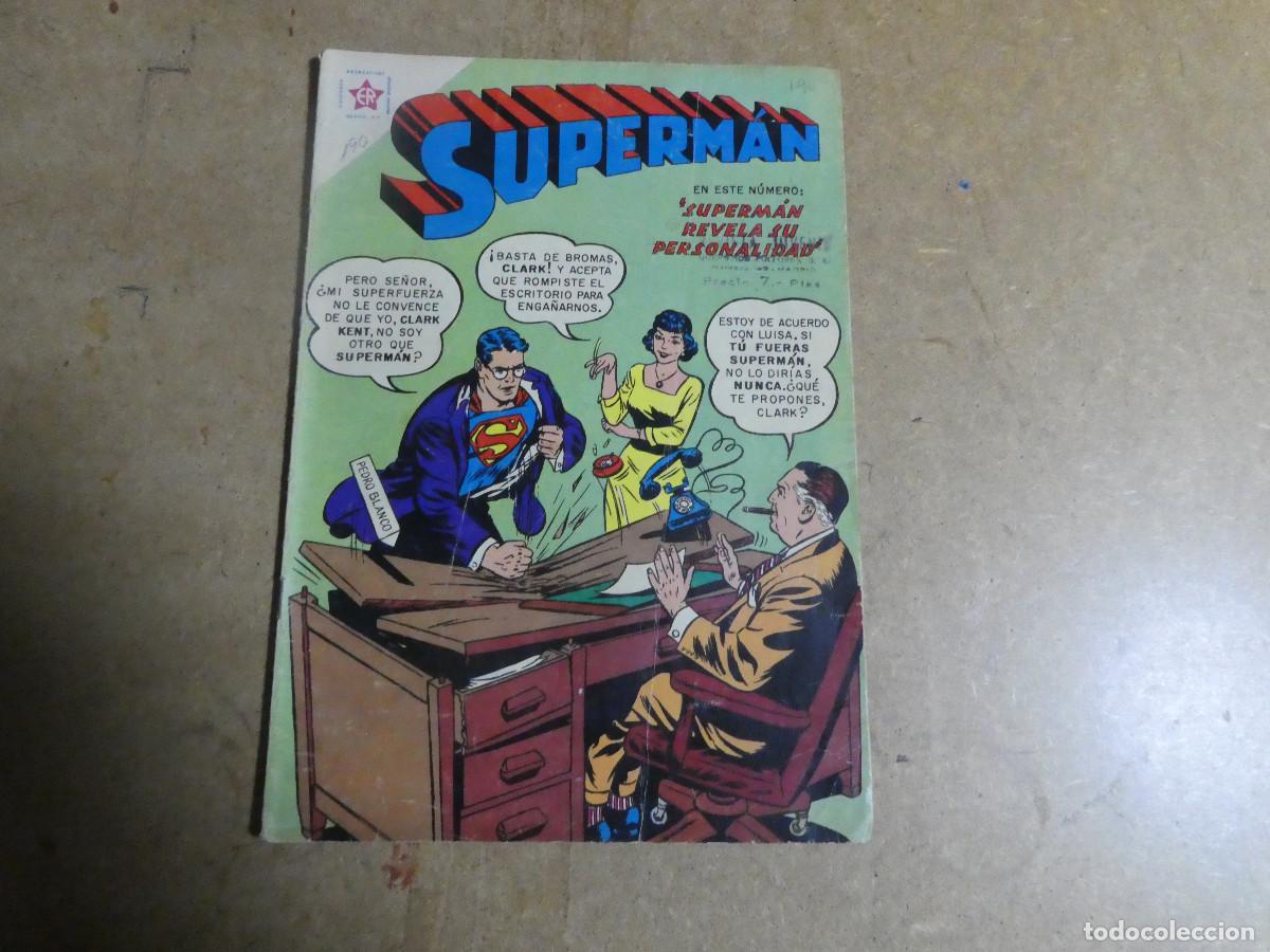 Tebeos: superman n&ordm; 190 de novaro - Foto 1