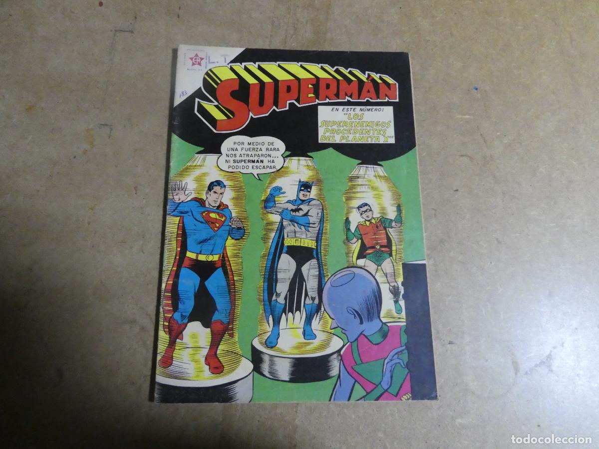 Tebeos: superman n&ordm; 183 de novaro - Foto 1