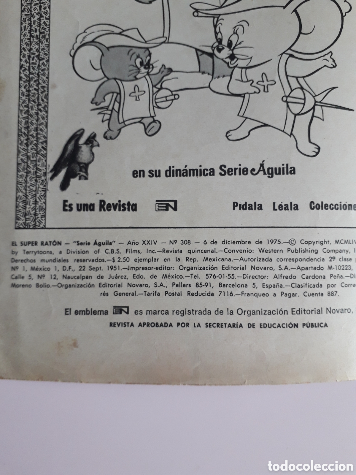 Tebeos: S&uacute;per Rat&oacute;n num 308. Dice 1975 - Foto 2