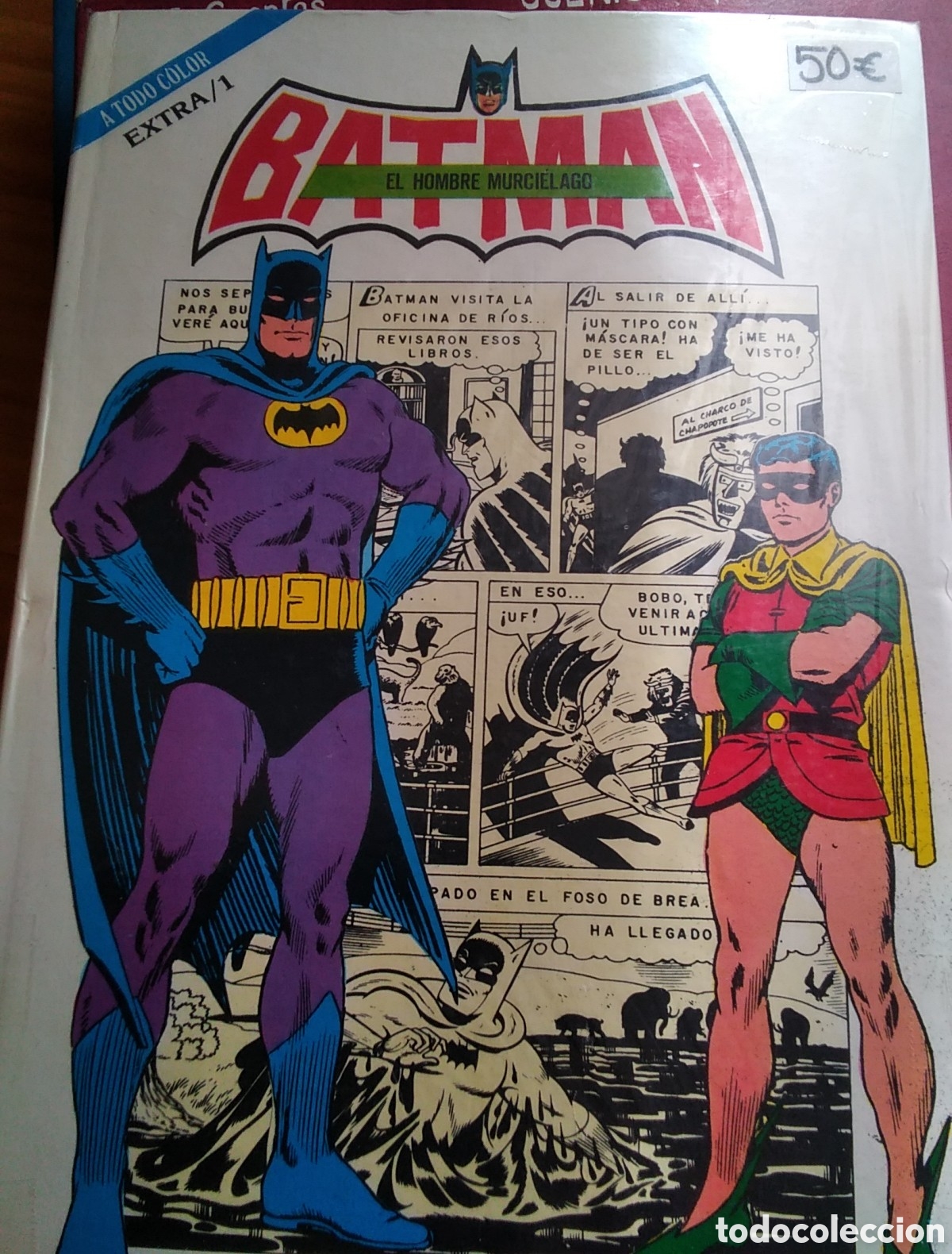 Tebeos: Batman comic extra 1 novaro pr&oacute;logo Javier coma - Foto 1