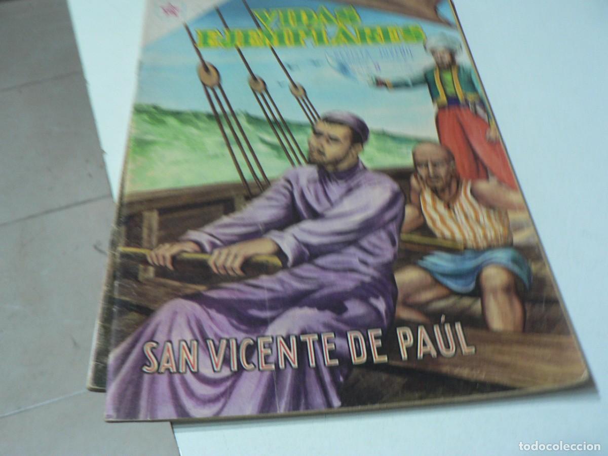 Tebeos: VIDAS EJEMPLARES SAN VICENTE DE PAUL - Foto 1