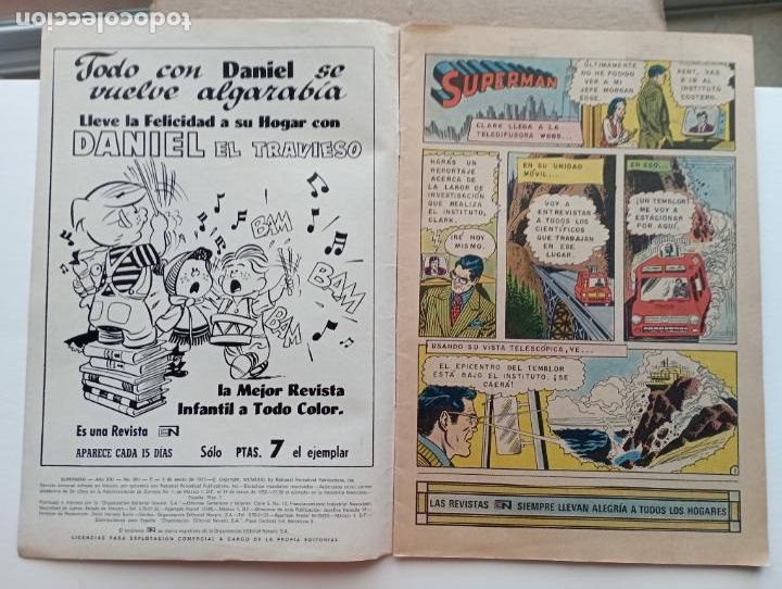 Tebeos: SUPERMAN NOVARO N&ordm; 891 EXCELENTE - Foto 3