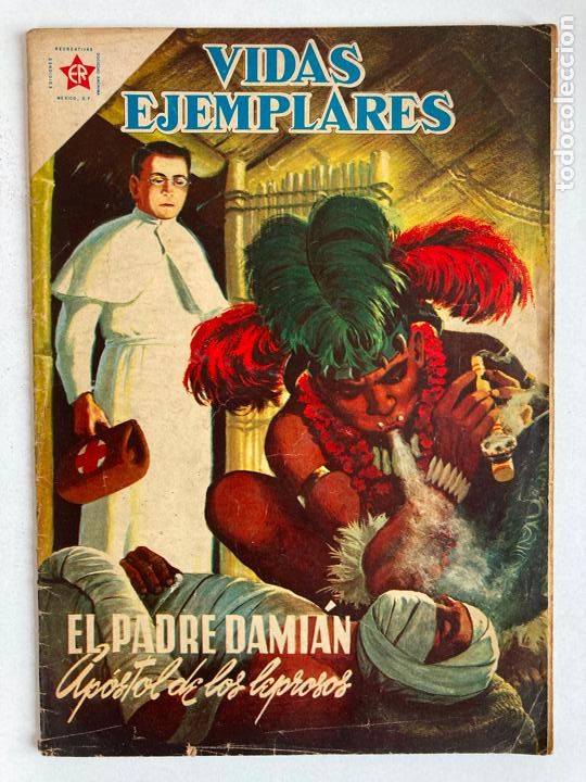 Tebeos: VIDAS EJEMPLARES - NOVARO - EL PADRE DAMI&Aacute;N - Foto 1