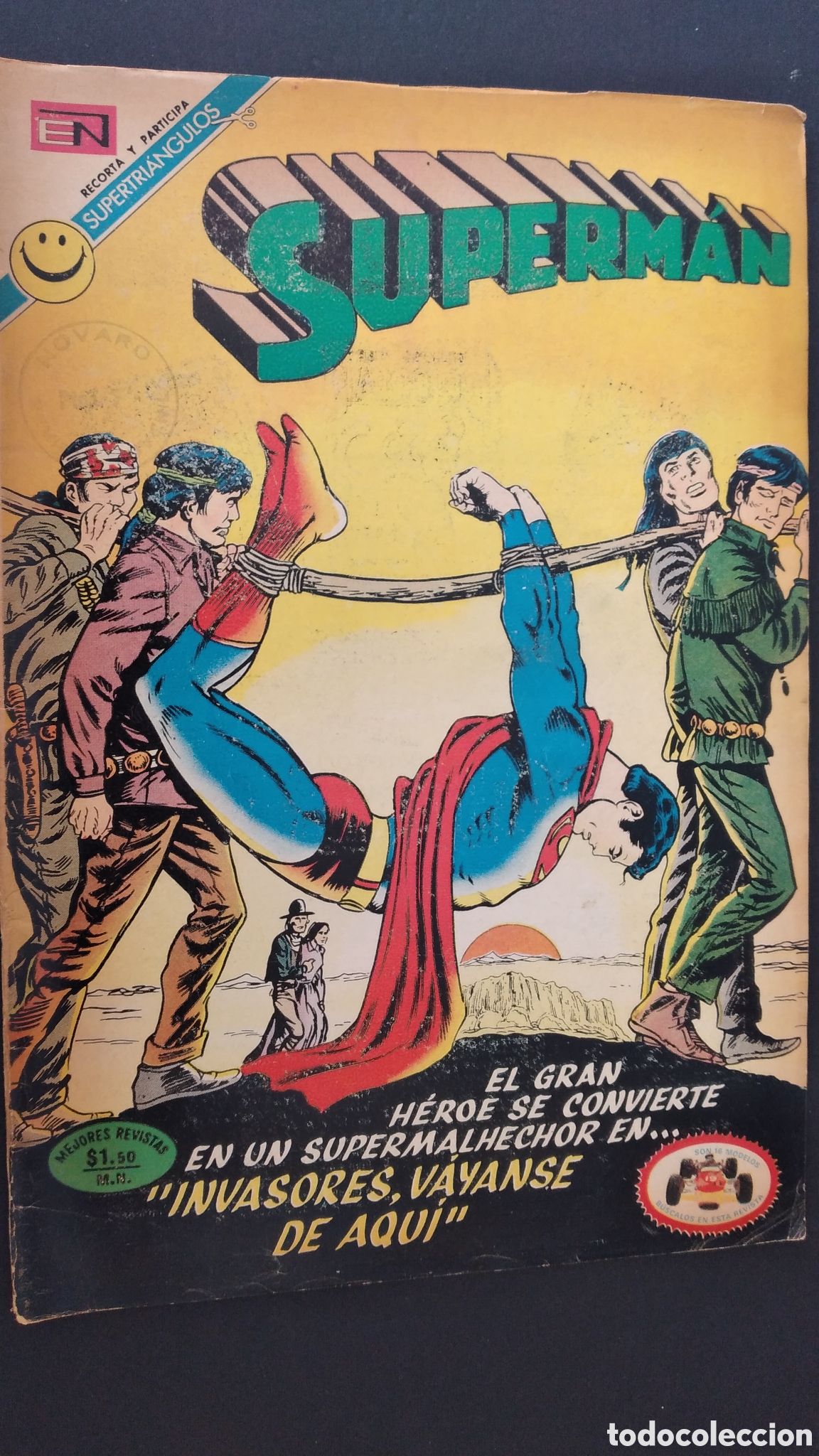 Tebeos: SUPERMAN NOVARO N&ordm; 877 COMIC - Foto 2