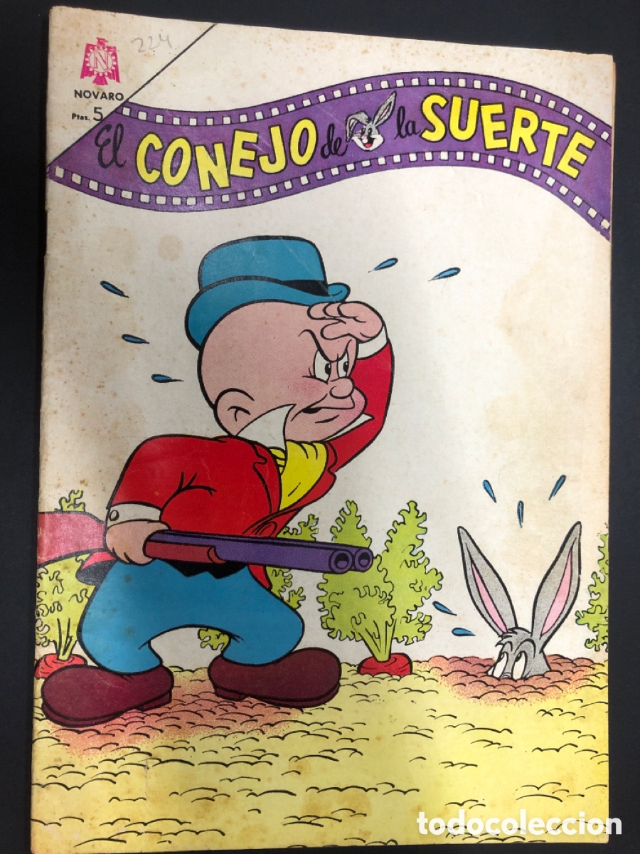Tebeos: COMIC EL CONEJO DE LA SUERTE N&ordm;224 EDITORIAL NOVARO - Foto 1