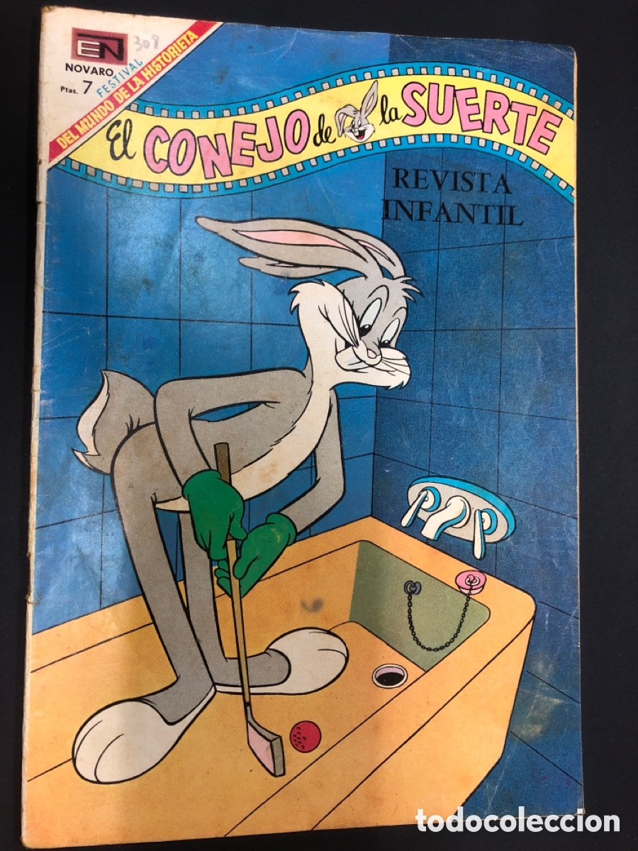 Tebeos: COMIC EL CONEJO DE LA SUERTE N&ordm;308 EDITORIAL NOVARO - Foto 1
