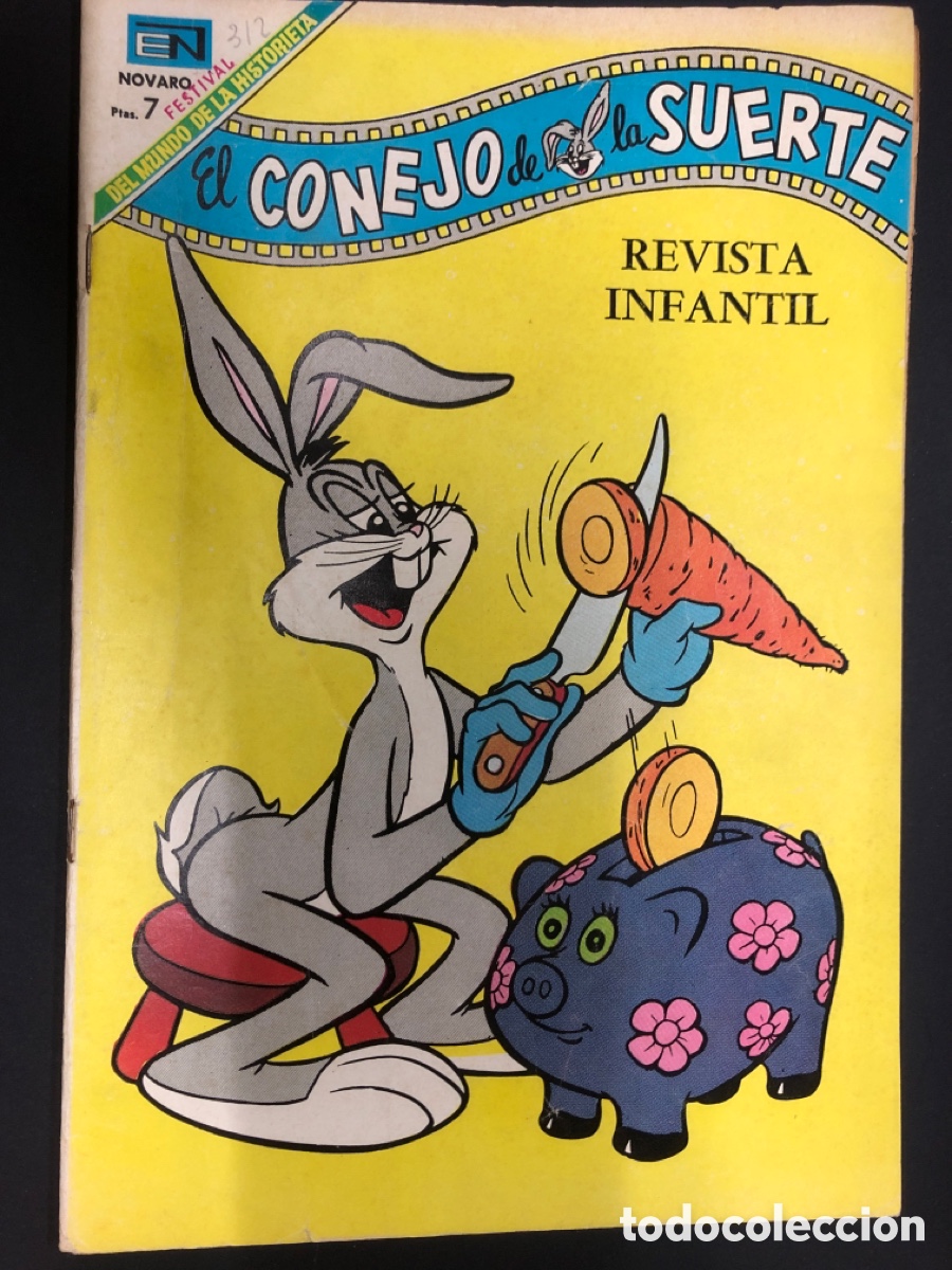 Tebeos: COMIC EL CONEJO DE LA SUERTE N&ordm;312 EDITORIAL NOVARO - Foto 1