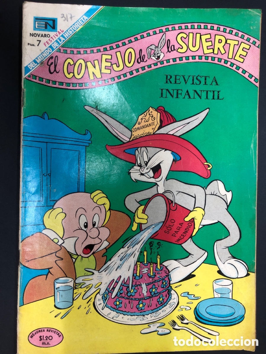 Tebeos: COMIC EL CONEJO DE LA SUERTE N&ordm;317 EDITORIAL NOVARO - Foto 1