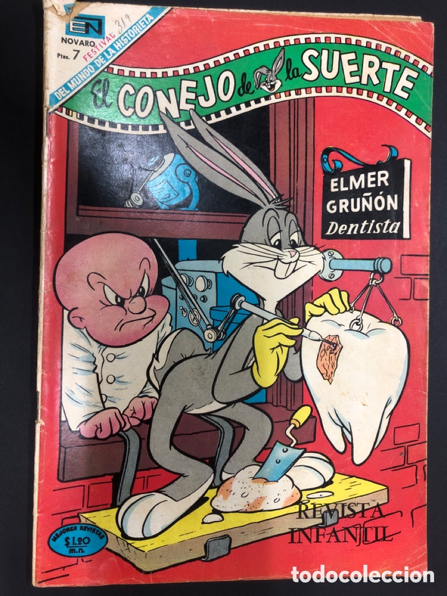 Tebeos: COMIC EL CONEJO DE LA SUERTE N&ordm;319 EDITORIAL NOVARO - Foto 1