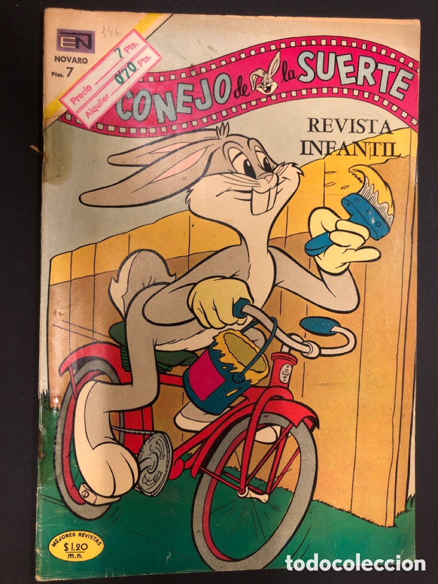 Tebeos: COMIC EL CONEJO DE LA SUERTE N&ordm;346 EDITORIAL NOVARO - Foto 1
