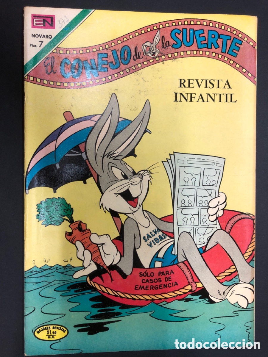 Tebeos: COMIC EL CONEJO DE LA SUERTE N&ordm;373 EDITORIAL NOVARO - Foto 1
