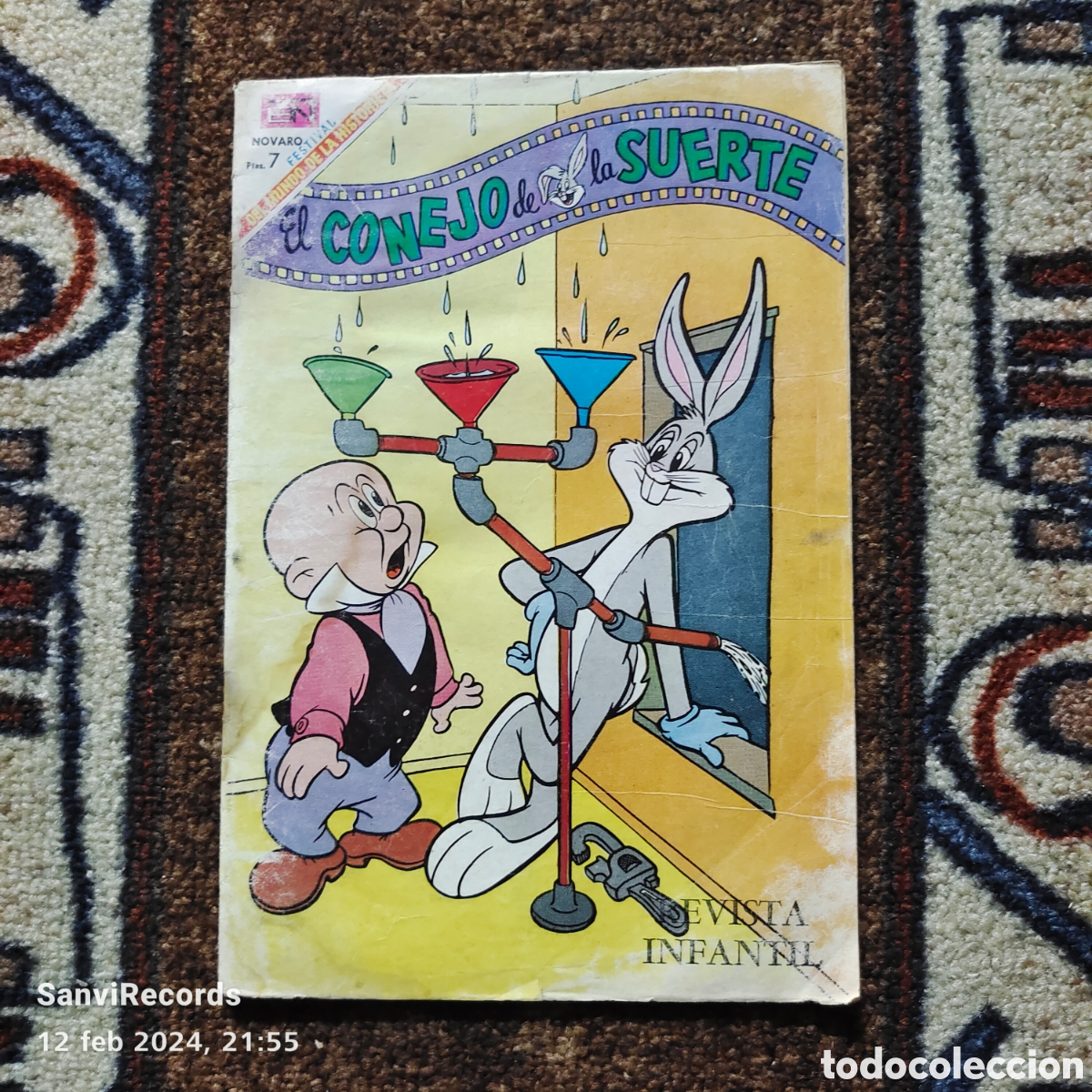 Tebeos: EL CONEJO DE LA SUERTE (NOVARO) - Foto 1